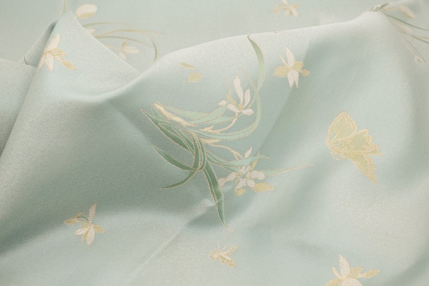 Li Dexi Song Brocade-Orchid and Butterfly Pattern